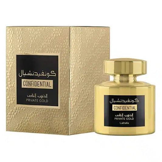 Eau de parfum Confidential private gold 100ml – Lattafa